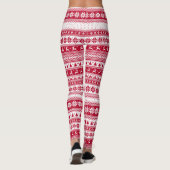 Nordic - Skandinavien - Weihnachten Leggings (Rückseite)