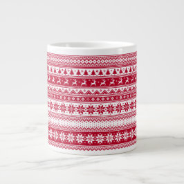 Nordic - Skandinavische Weihnachtsfeiertage - Tass Jumbo-Tasse