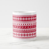 Nordic - skandinavischer Weihnachtsjumbo MugV2 Jumbo-Tasse (Vorderseite)
