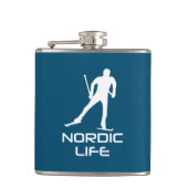 Nordic Ski Life Flachmann (Vorderseite)
