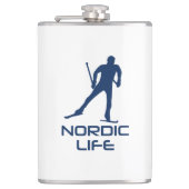 Nordic Ski Life Flachmann (Vorderseite)