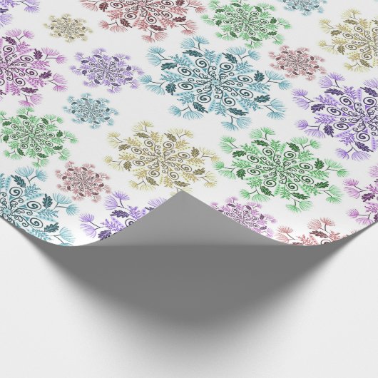 Nordic Snow Garden Geschenkpapier (Ecke)
