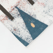 Nordic Snow Winter Tower Muster Fleecedecke (Ecke)