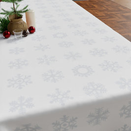 Nordic Snowflake Muster White Tableclout Tischdecke