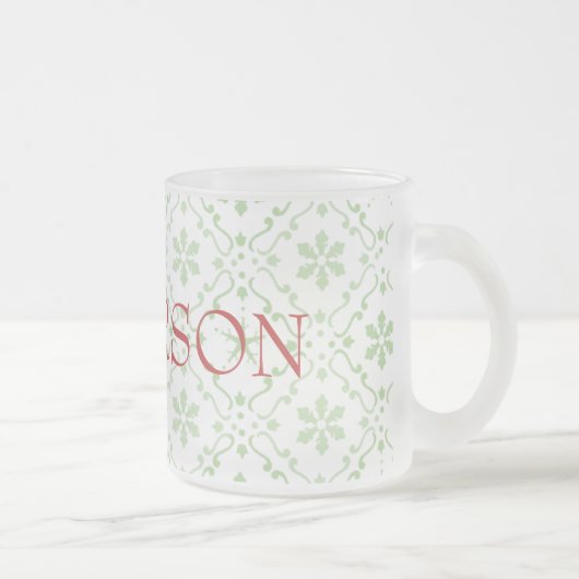 Nordic Snowflake Pattern Mattierter Individuelle N Mattglastasse (Rechts)