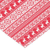 Nordic Snowflake Rentier Ugly Christmas Sweater Kurzer Tischläufer (Ecke)