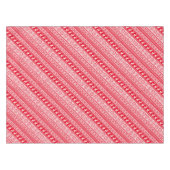 Nordic Snowflake Rentier Ugly Christmas Sweater Tischdecke (Vorderseite (Horizontal))