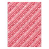 Nordic Snowflake Rentier Ugly Christmas Sweater Tischdecke (Vorderseite)