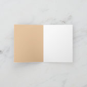 Nordic Star Frame Creme Feiertagskarte (Innenseite)