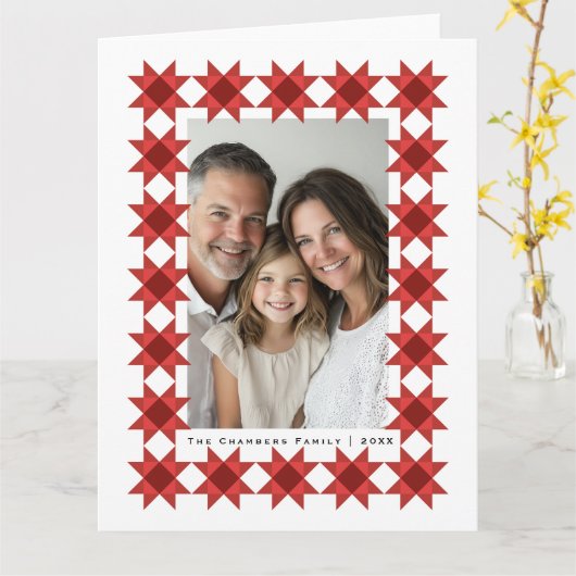 Nordic Star Frame Karte (Gelbe Blume)