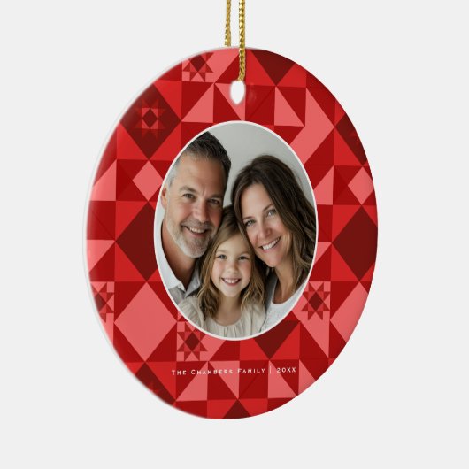 Nordic Star Frame Keramik Ornament (Rechts)