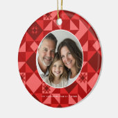 Nordic Star Frame Keramik Ornament (Links)