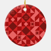 Nordic Star Frame Keramik Ornament (Hinten)