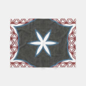 Nordic Star Shield Fleece Blanket (Vorderseite (Horizontal))