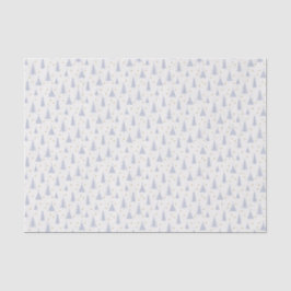 Nordic Stone Blue-Gray Weihnachtsbaumen White Seidenpapier