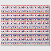 Nordic Style Cat Images Christmas Geschenkpapier (Flach)