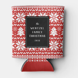 Nordic Style Christmas Sweater Party Dosenkühler