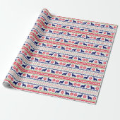 Nordic Style Cocker Spaniel Weihnachten Geschenkpapier (Ungerollt)