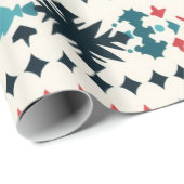 Nordic Sweater Pattern Geschenkpapier (Rolleneckpunkt)