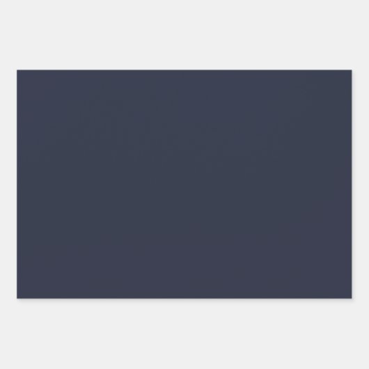 Nordic Tartan Blue Gray Black Pattern Geschenkpapier Set (Vorderseite 2)