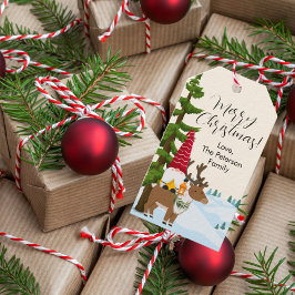 Nordic Trek Frohe Weihnachten Geschenkanhänger