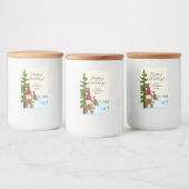 Nordic Trek Frohe Weihnachten Lebensmitteletikett (Flaschen)