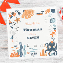 Nordic Under Sea Creatures Kindergeburtstag