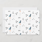 Nordic Under Sea Kindergeburtstag Einladung (Rückseite)