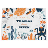 Nordic Under Sea Kindergeburtstag Große Geschenktüte (Vorderseite)