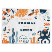 Nordic Under Sea Kindergeburtstag Große Geschenktüte (Rückseite)