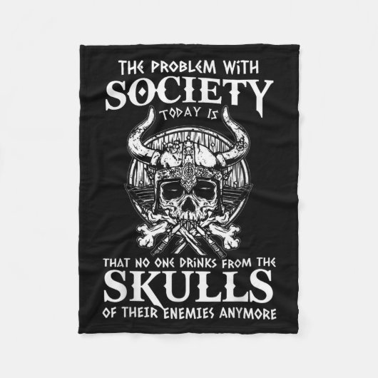 Nordic Valhalla Odin Problem der Sonnengesellschaf Fleecedecke (Vorderseite)