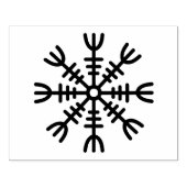 Nordic Viking Helm of Awe Design Briefmarke Gummistempel (Prägung)