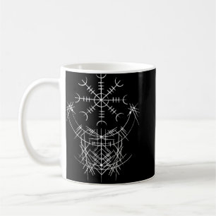 Nordic Viking Rune - Aegishjalmur - das Helm des A Kaffeetasse