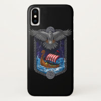 Nordic Viking Ship Raven
