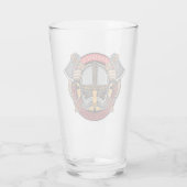 Nordic Viking Warrior Ax Norsemen Personalisiert Glas (Rückseite)
