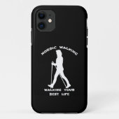 Nordic Walking - Das beste Leben Case-Mate iPhone Hülle (Rückseite)