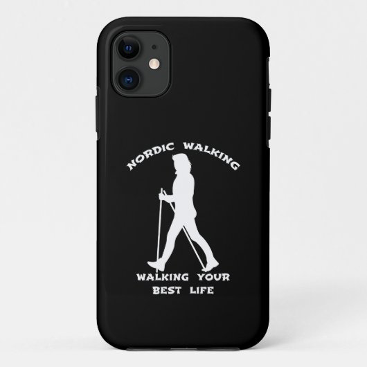 Nordic Walking - Das beste Leben Case-Mate iPhone Hülle (Rückseite)