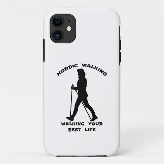 Nordic Walking - Das beste Leben Case-Mate iPhone Hülle (Rückseite)
