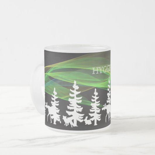 Nordic Walking in Weiß mit Nordlichter Mattglastasse (Vorderseite Links)