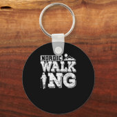 Nordic Walking Sport Fitness Training Schlüsselanhänger (Vorderseite)