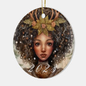 Nordic Weihnachten Goddess Ornament mit individuel (Links)