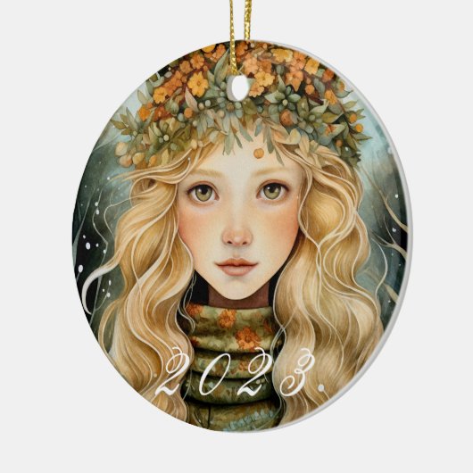 Nordic Weihnachten Goddess Ornament mit individuel (Links)