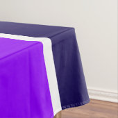 Nordic White Snowflake Bright Lila Navy Strips Tischdecke (Beispiel)