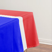 Nordic White Snowflake Royal Blue Red Stripes Tischdecke (Beispiel)