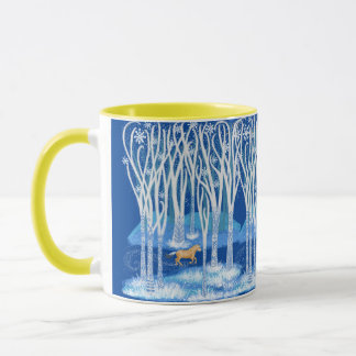 Nordic Winter Fjord Horse Tasse