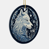 Nordic Wolf Ornament (Rechts)