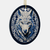 Nordic Wolf Ornament (Rechts)