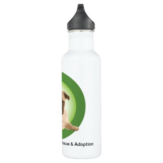 Nordillinois-Mops-Rettung Trinkflasche (Rechts)