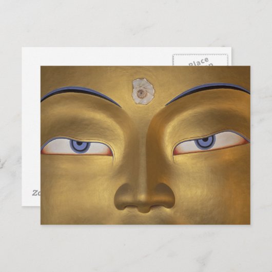 Nordindien, Ladakh, Thikse Gompa Postkarte (Vorne/Hinten)