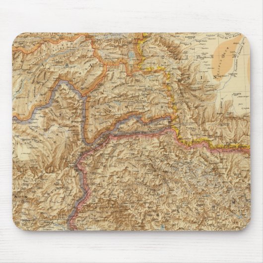 Nordindische Western-Grenze Mousepad (Vorne)